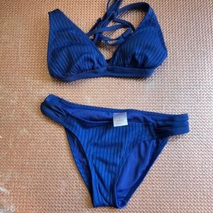 WORN ONCE BLUE BIKINI